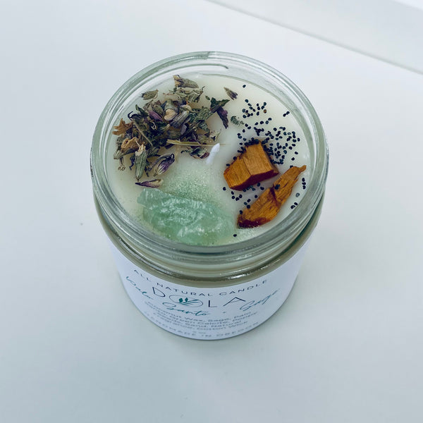 Palo Santo + Sage Coconut Wax Candle